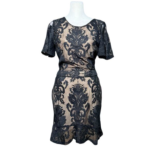 For Love and Lemons San Marcos Mini Dress Women Small Open Back Lace Elegant - Picture 1 of 9